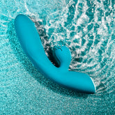 Evolved FIERCE FLICKER Dual Vibe 19.5cm Waterproof VIBRATORS-RABBIT